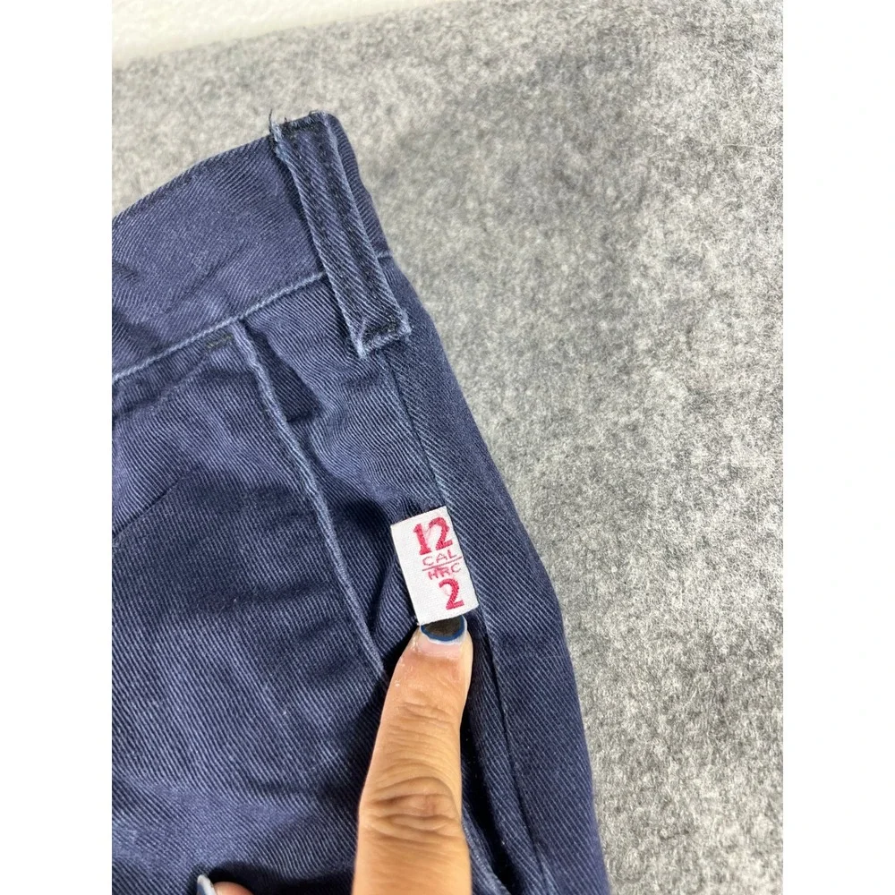 Tyndale FR Flame Resistant Chino Pants Mens 40x31 Blue Straight Leg Workwear USA
